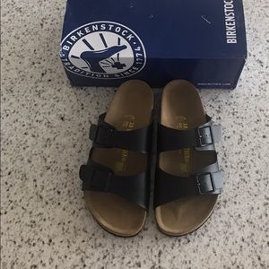 NEW!! Black Arizona Birkenstocks